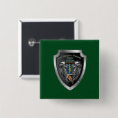 Badge Carré 5 Cm Magnifique 5e Groupe des forces spéciales (aéropor (Devant & derrière)