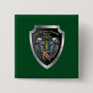 Badge Carré 5 Cm Magnifique 5e Groupe des forces spéciales (aéropor