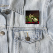 Badge Carré 5 Cm Magnolia (En situation)