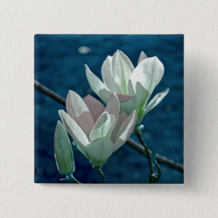 Badge Carré 5 Cm Magnolia