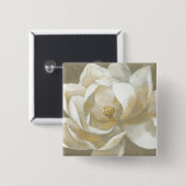 Badge Carré 5 Cm Magnolia majestueuse (Devant & derrière)