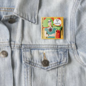 Badge Carré 5 Cm Mah Jongg Dit Kvetching (En situation)