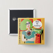 Badge Carré 5 Cm Mah Jongg Dit Kvetching (Devant & derrière)