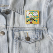 Badge Carré 5 Cm Mah Jongg Sayings Picking Ahead (En situation)