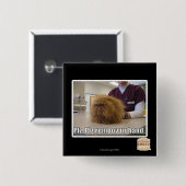 Badge Carré 5 Cm Main d'ur de remoov de PLZ (Devant & derrière)