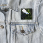 Badge Carré 5 Cm Mainate de Bali (En situation)