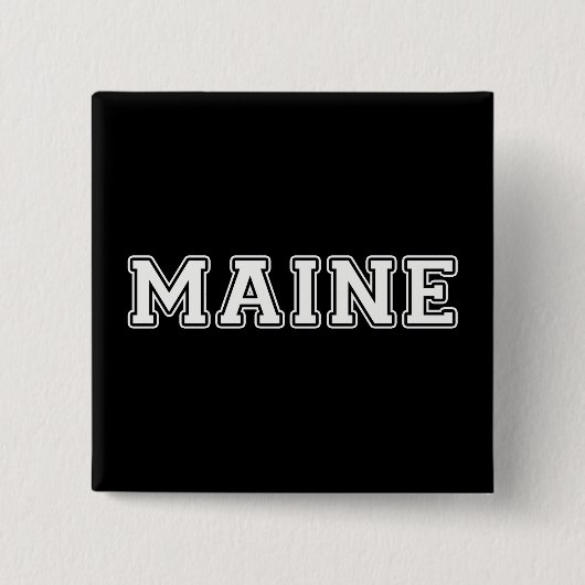 Badge Carré 5 Cm Maine (Devant)