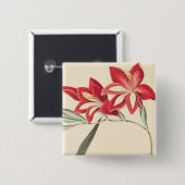 Badge Carré 5 Cm Maïs-Drapeau superbe (Devant & derrière)