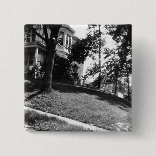 Badge Carré 5 Cm Maison de Horatio Alger dans Natick, le (Devant)