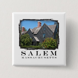 Badge Carré 5 Cm Maison des Sept Gables