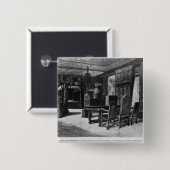 Badge Carré 5 Cm Maisons de Victor Hugo (Devant & derrière)