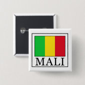 Badge Carré 5 Cm Mali (Devant & derrière)