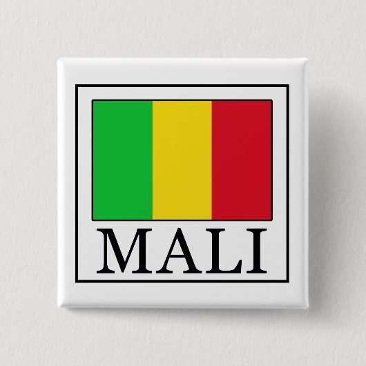 Badge Carré 5 Cm Mali (Devant)