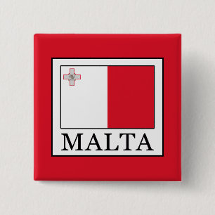 Badge Carré 5 Cm Malte