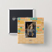 Badge Carré 5 Cm Maman ! (Devant & derrière)