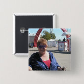 Badge Carré 5 Cm Maman (Devant & derrière)