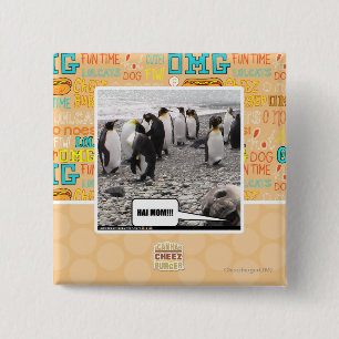 BADGE CARRÉ 5 CM MAMAN DE HAI ! ! !