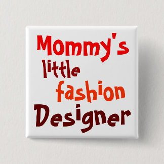 Badge Carré 5 Cm Maman, little, fashion, designer