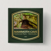 Badge Carré 5 Cm Mammoth Cave NP (PF1) (Devant)
