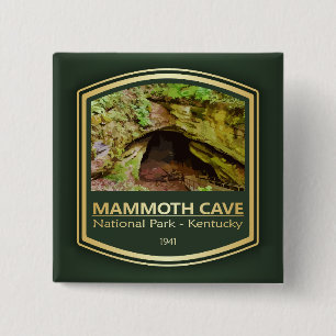 Badge Carré 5 Cm Mammoth Cave NP (PF1)