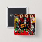 Badge Carré 5 Cm Man who gets requests (Devant & derrière)