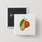 Badge Carré 5 Cm Mandarin - Virtuoso double basse (Devant & derrière)