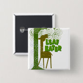 Badge Carré 5 Cm Mangeur de feuilles (Devant & derrière)