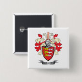 Badge Carré 5 Cm Manteau d'O'Brien des bras (Devant & derrière)