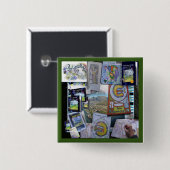 Badge Carré 5 Cm Manuels de gribouillage (Devant & derrière)