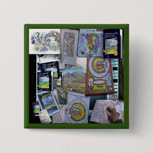 Badge Carré 5 Cm Manuels de gribouillage (Devant)