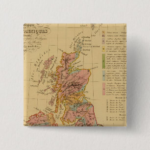 Badge Carré 5 Cm Mapper physique et minéralogique