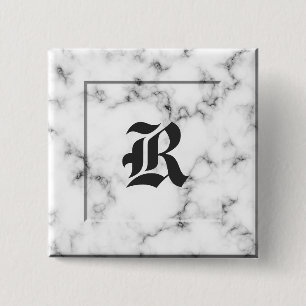 Badge Carré 5 Cm Marble monogram