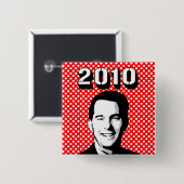 Badge Carré 5 Cm Marcheur 2010 de Scott (Devant & derrière)