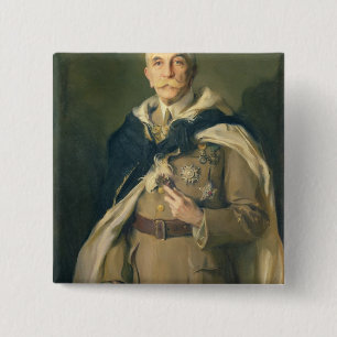 Badge Carré 5 Cm Maréchal Louis Hubert Gonzalve Lyautey 1929