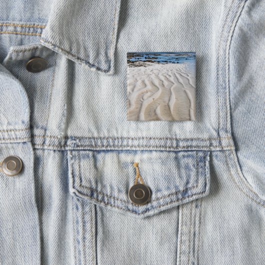 Badge Carré 5 Cm Marée basse (En situation)