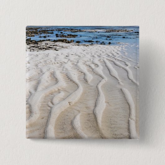 Badge Carré 5 Cm Marée basse (Devant)