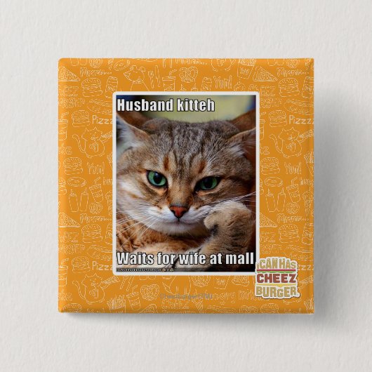Badge Carré 5 Cm Mari Kitteh (Devant)