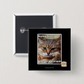 Badge Carré 5 Cm Mari Kitteh (Devant & derrière)