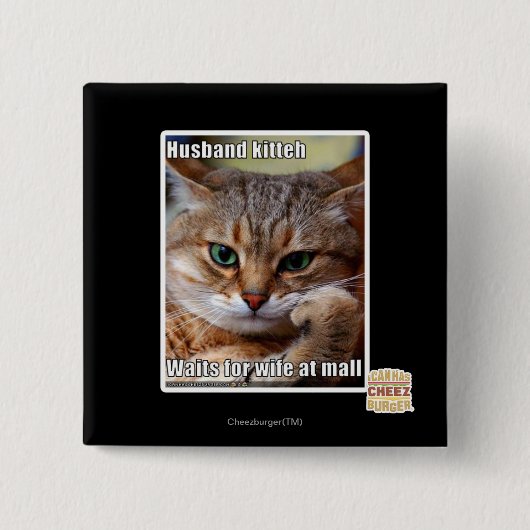 Badge Carré 5 Cm Mari Kitteh (Devant)