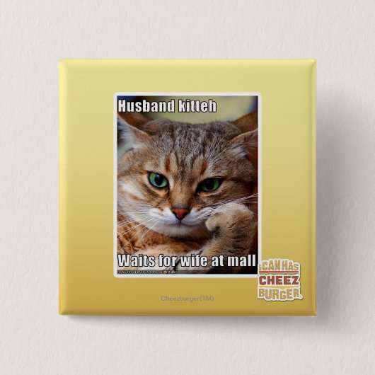 Badge Carré 5 Cm Mari Kitteh (Devant)