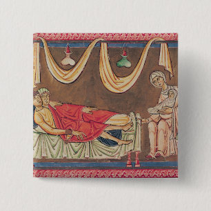 Badge Carré 5 Cm Mariage de Hosea et de la prostituée