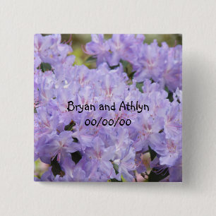 Badge Carré 5 Cm Mariage Favors Mariage Nom de la mariée Date de ma