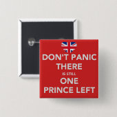 Badge Carré 5 Cm Mariage royal - Kate et William - 29 avril 2011 (Devant & derrière)