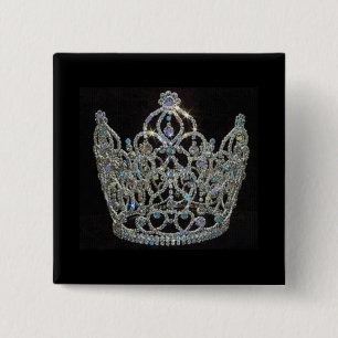 Badge Carré 5 Cm Mariage royal/Kate & William