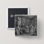 Badge Carré 5 Cm Mariage un mode de La (Devant & derrière)