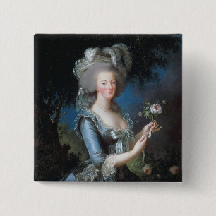 Badge Carré 5 Cm Marie Antoinette