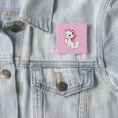 Badge Carré 5 Cm Marie Button (En situation)