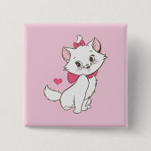 Badge Carré 5 Cm Marie Button (Devant)