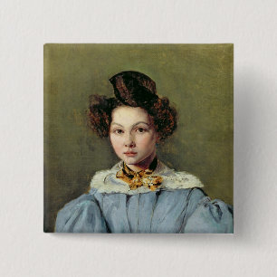 Badge Carré 5 Cm Marie Louise Sennegon, 1831