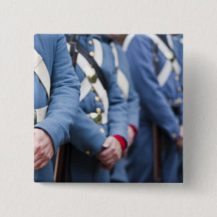 Badge Carré 5 Cm Marines de l'ère de la guerre de Sécession américa